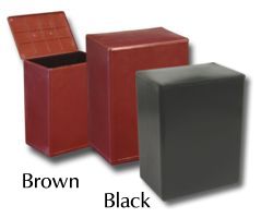 Basic cremation urn commonly provided with a direct cremation.