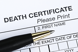 aCremation orders death certificates